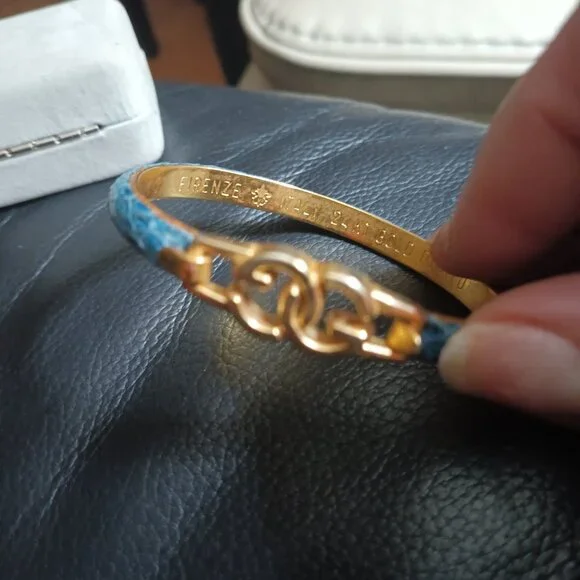 Gucci bracelet 24 k plated Italy - Picture 2 of 2